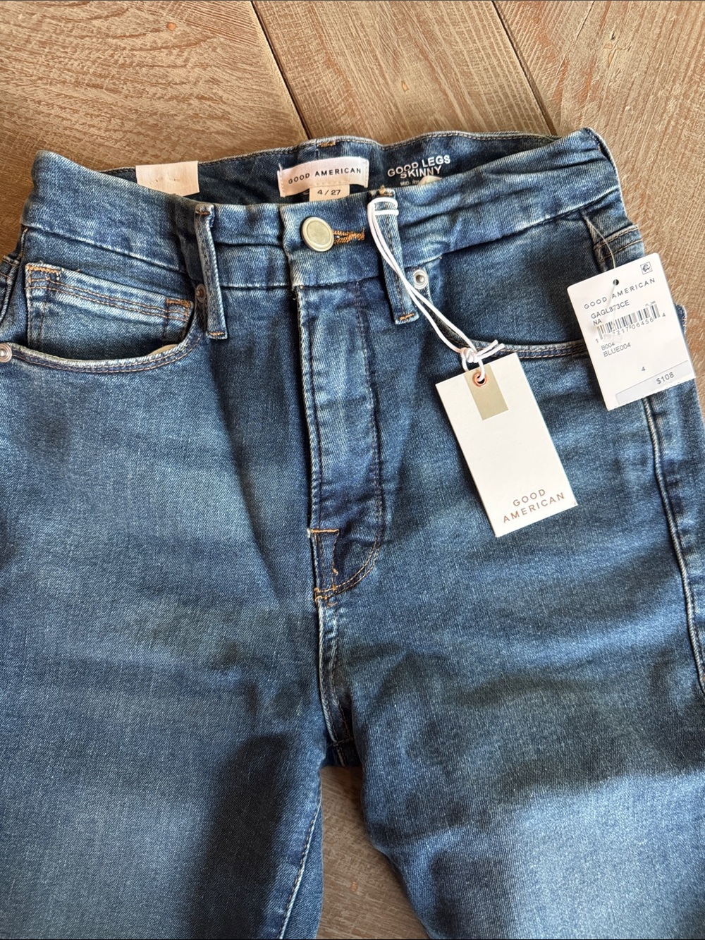 GOOD AMERICAN Good Legs Skinny Jeans - Picture 2 of 7